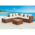 Outsunny Sectional pátio ao ar livre rattan sofá